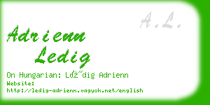 adrienn ledig business card